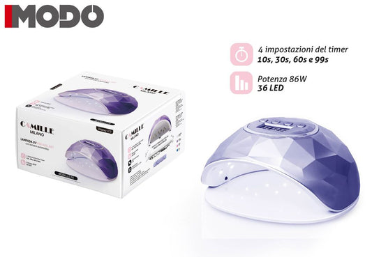 LAMPADA UV PER UNGHIE 86W 4 IMPOSTAZIONI DEL TIMER