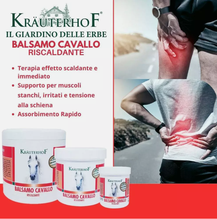Gel Balsamo Cavallo Scaldante Extra-Forte krautherof 100 ml