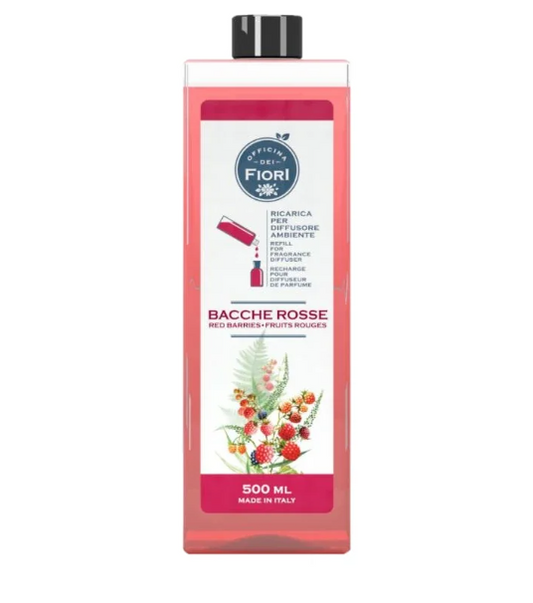 Ricarica Profumatore Ambiente Bacche Rosse Officina dei Fiori, 500 ml